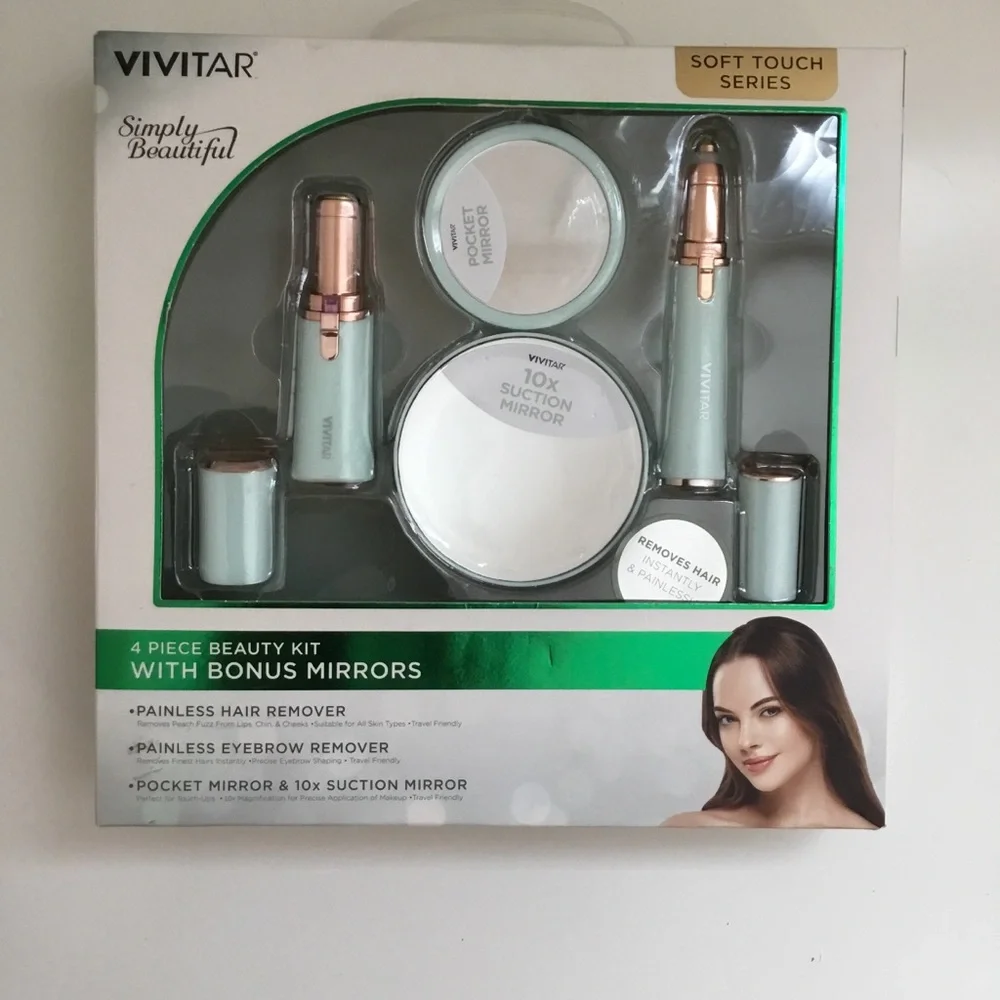 Vivitar Soft Touch Series 4-Piece Women's Skincare Kit - Mint
